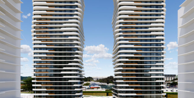 Universal City Condos - Blackline Aluminum Window Wall Projects 3