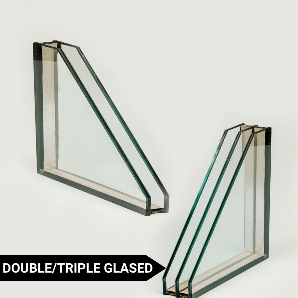 Double and triple glazed - Blackline Aluminum