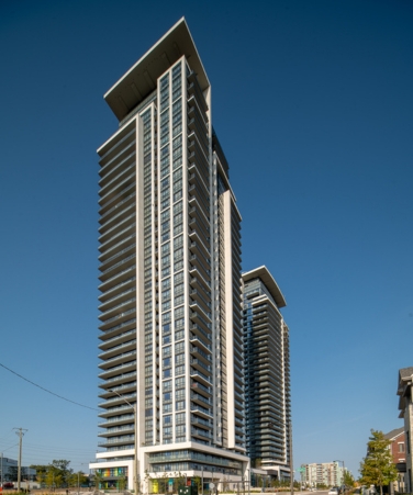 a tall building with many windows with the Times Group