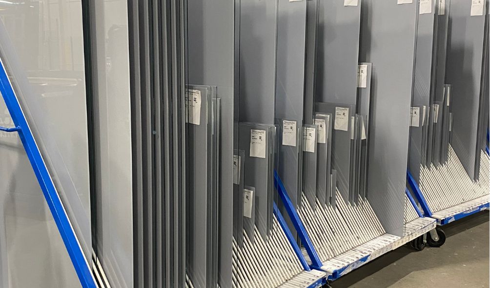 Spandrel -Ceramic Spandrel Glass Blackline Aluminum