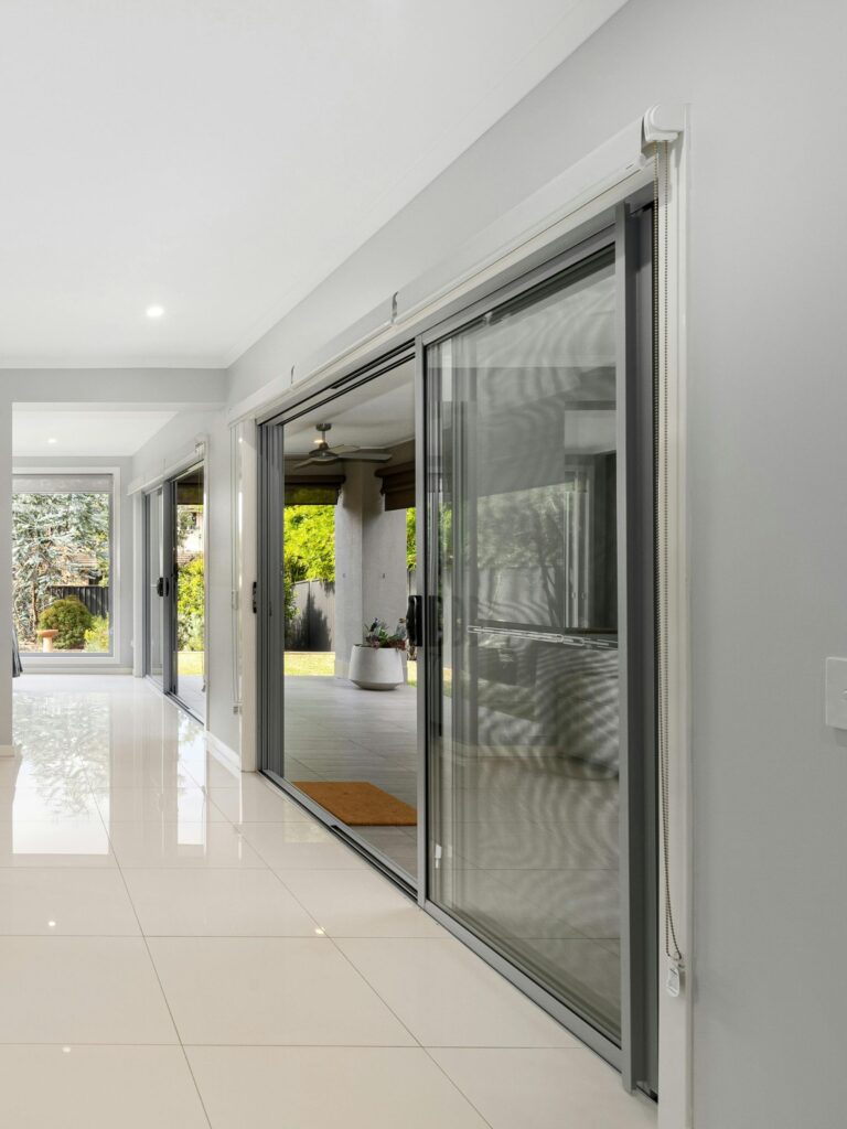 lift and slide sliding doors: Sliding Door Blackline Aluminum Products 1