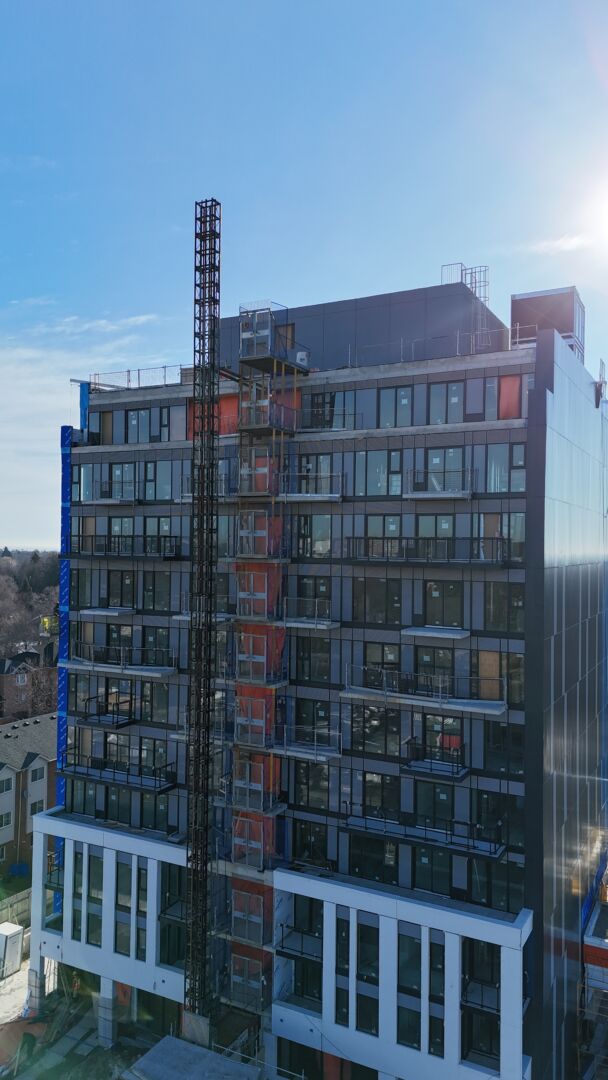 East Pointe Condominiums window wall systems Blackline Aluminum Project 3