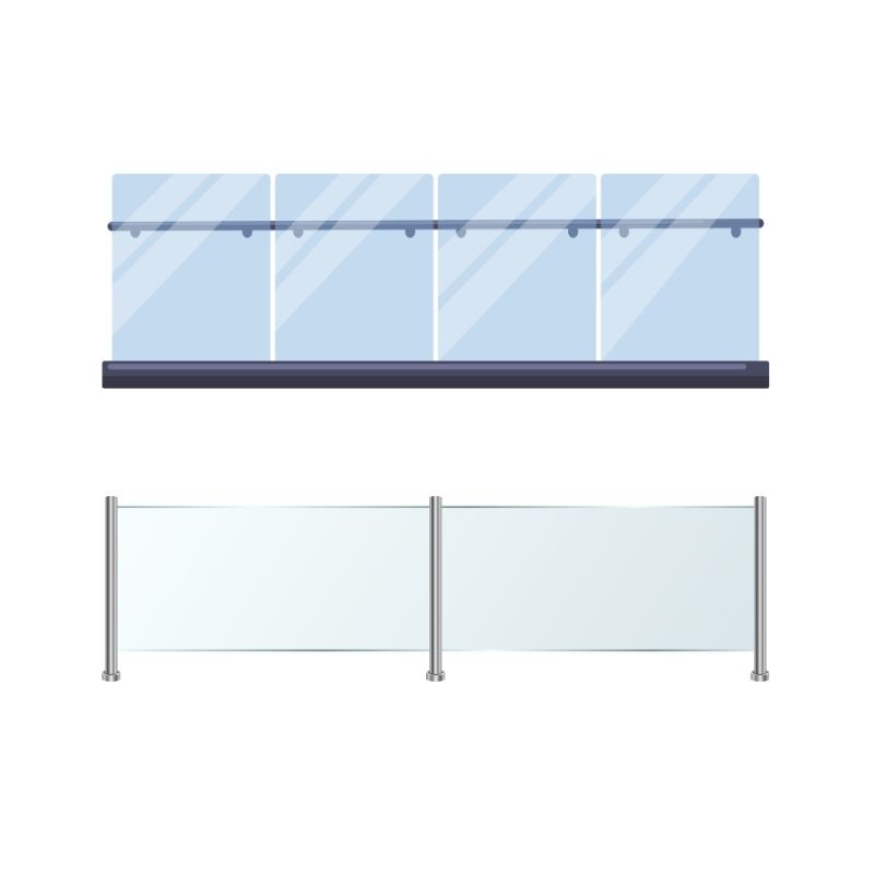 Glass Railing Rfa Glass And Aluminum Railing Systems For Modern Architecture