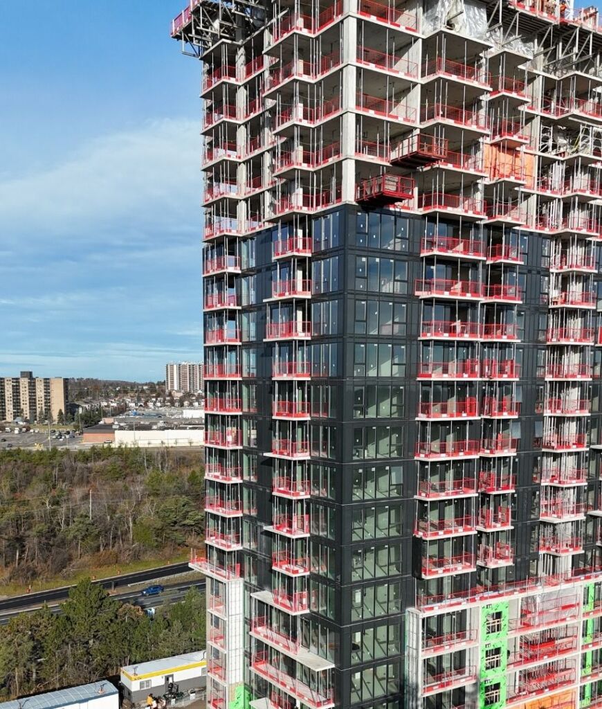 Skyline Towers - Grove- Blackline Aluminum Project - banner