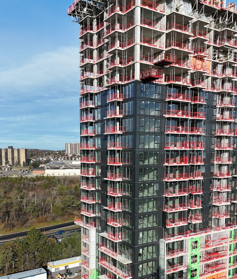 Skyline Towers - Grove- Blackline Aluminum Project - banner